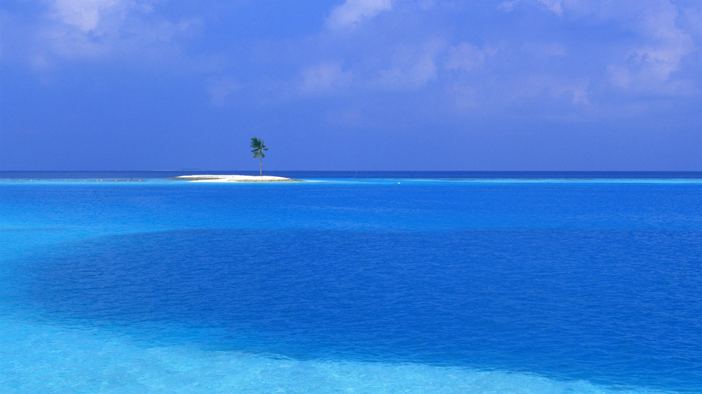 Beach alba Krajina wallpaper #9 - 1366x768