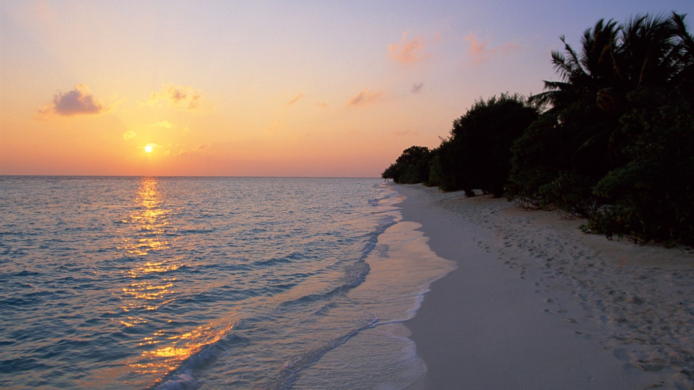 Beach scenery wallpaper albums #16 - 1366x768