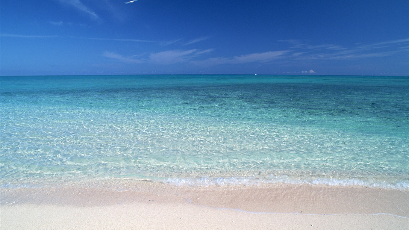 Beach alba Krajina wallpaper #24 - 1366x768