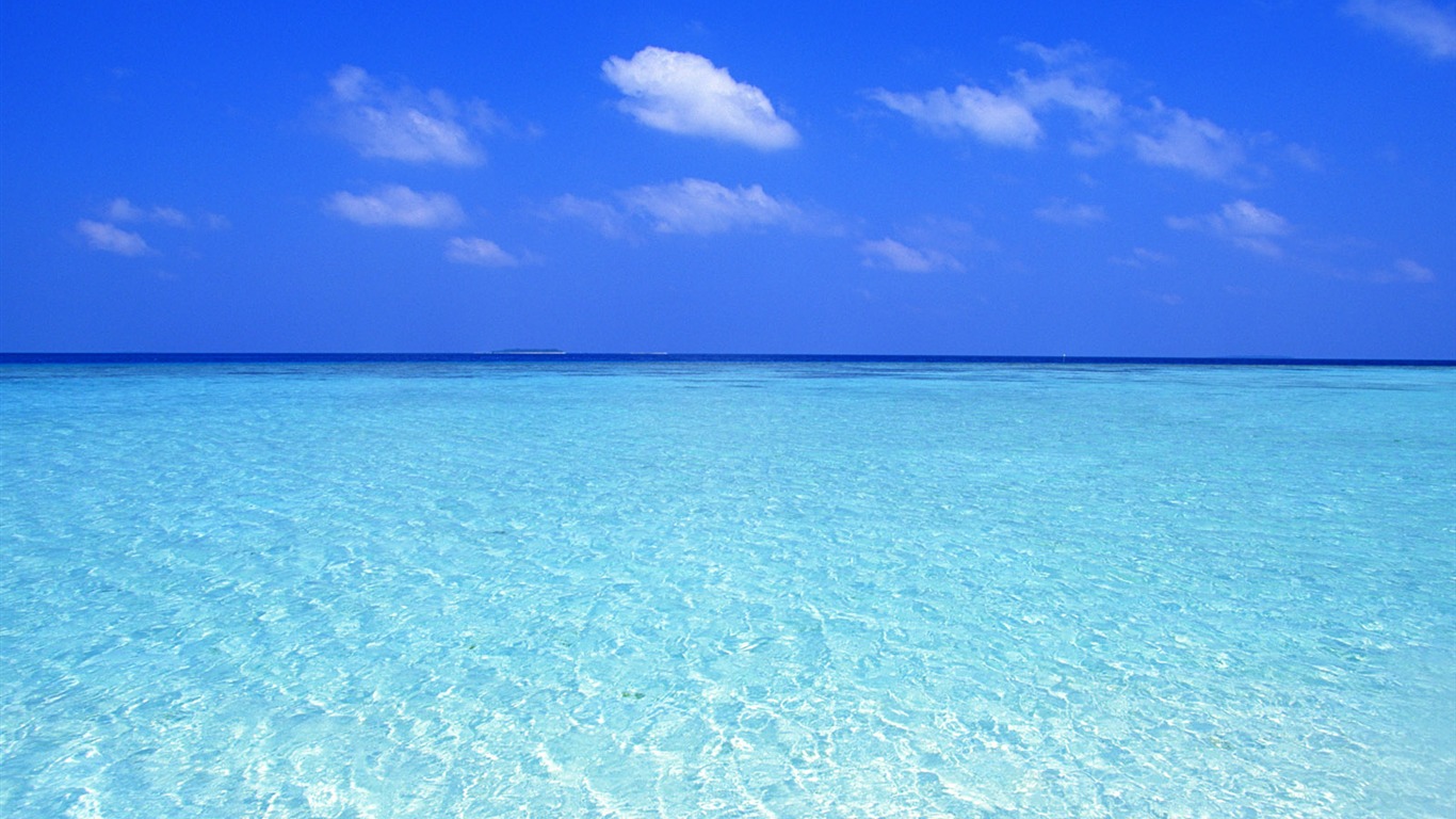 Beach alba Krajina wallpaper #28 - 1366x768