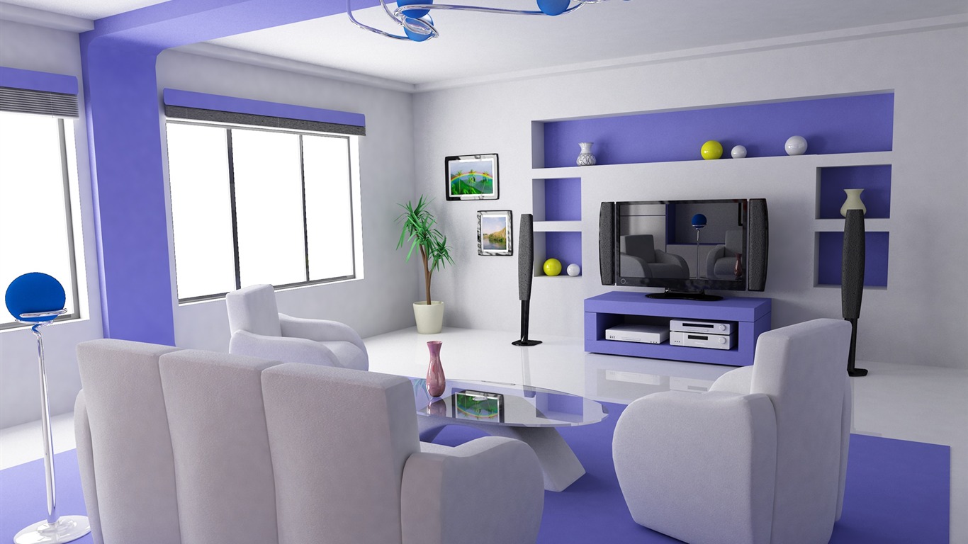 Fashion home wallpaper album (4) #14 - 1366x768