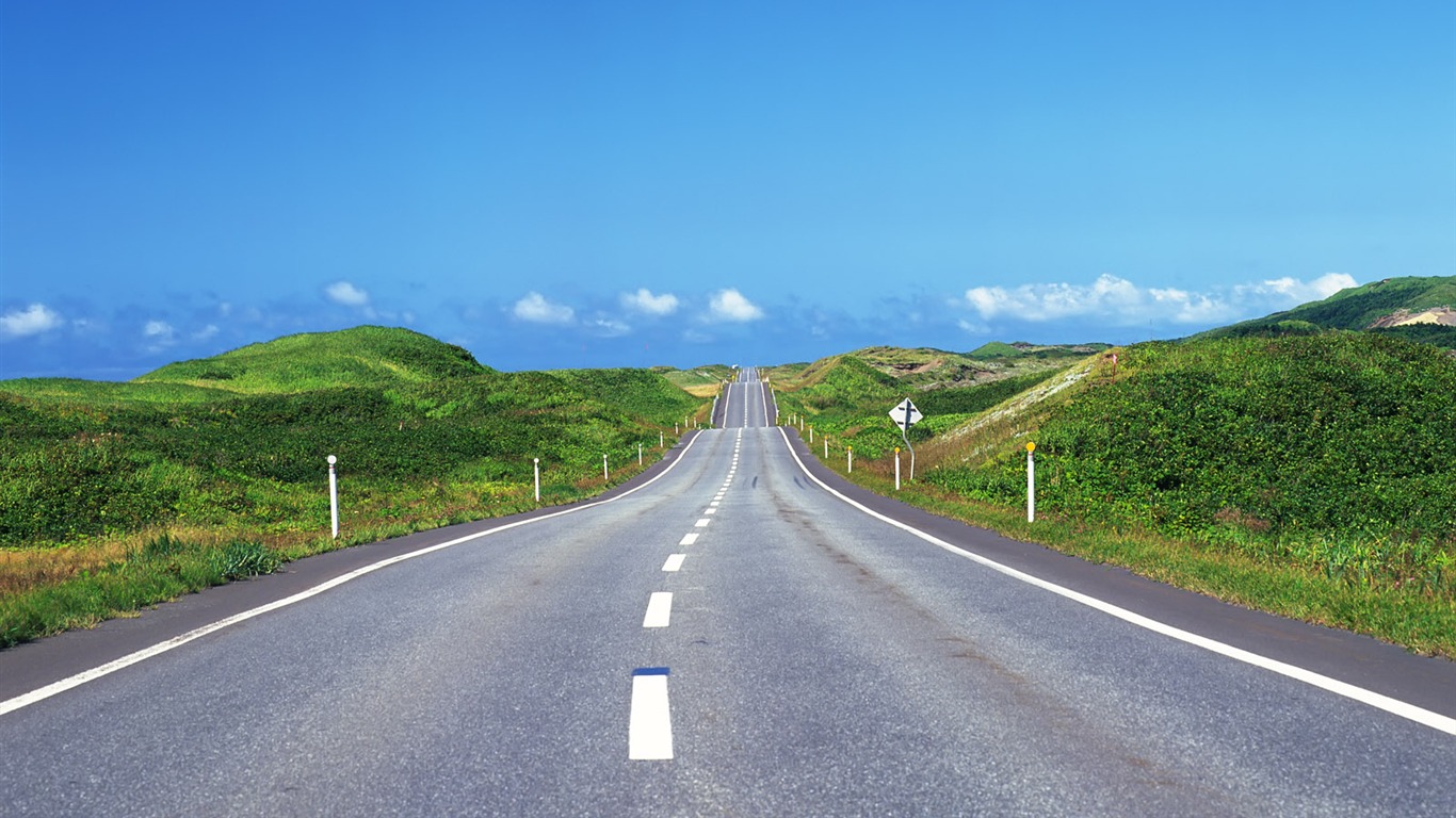 道路寫真壁紙 #1 - 1366x768