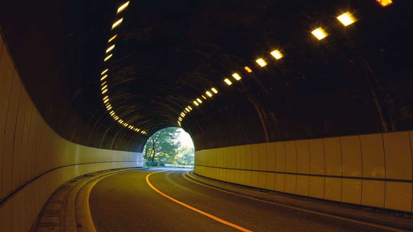 道路写真壁纸6 - 1366x768