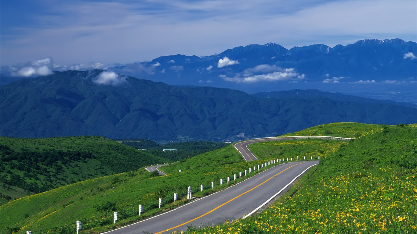 道路写真壁纸15 - 1366x768