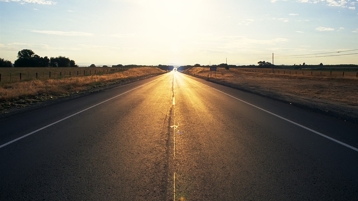 道路寫真壁紙 #18 - 1366x768