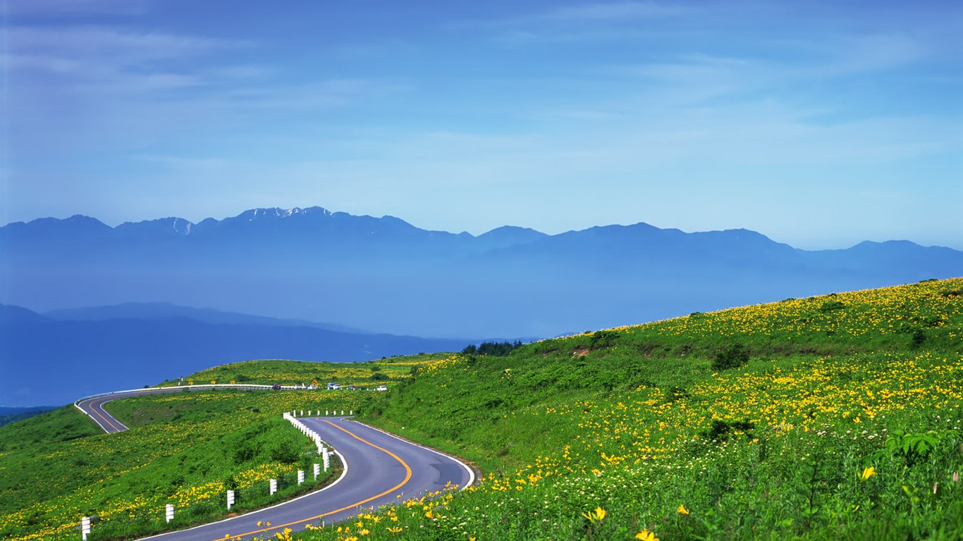 道路寫真壁紙 #28 - 1366x768
