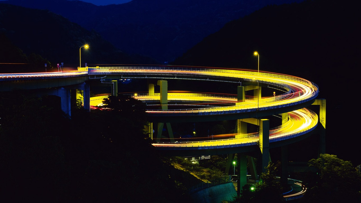 道路寫真壁紙 #29 - 1366x768