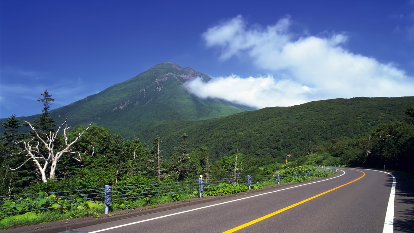 道路写真壁纸32 - 1366x768