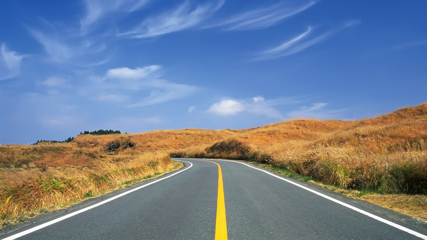 道路寫真壁紙 #34 - 1366x768