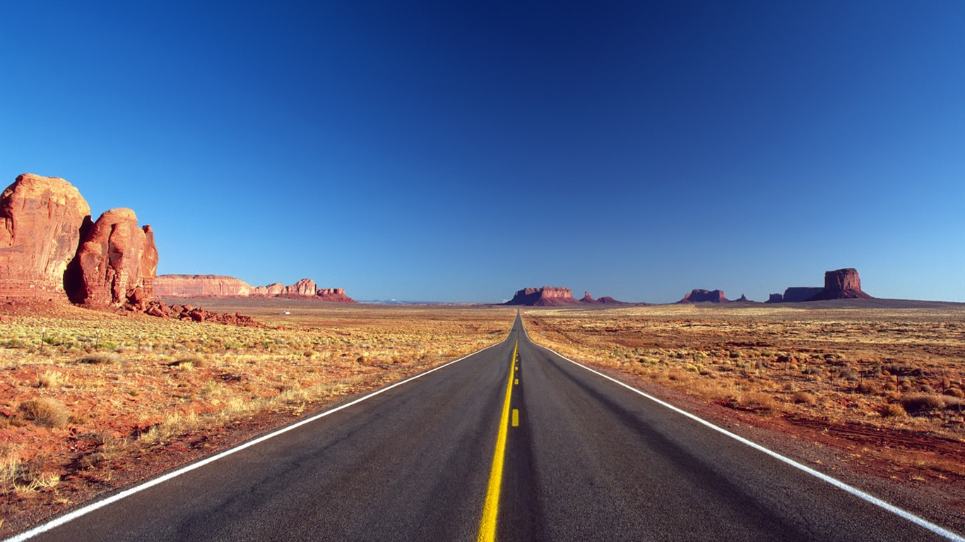 道路寫真壁紙 #39 - 1366x768