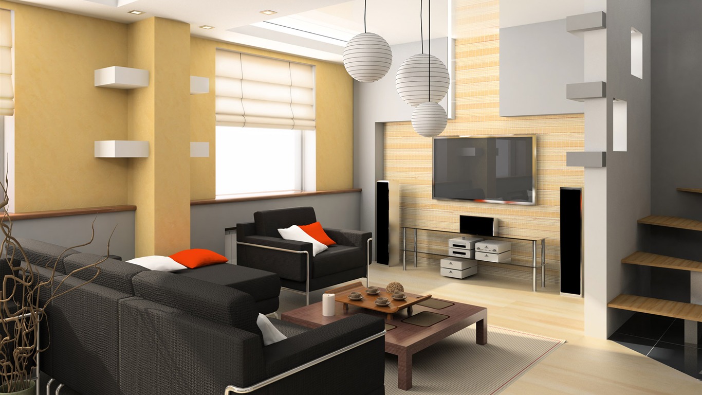 Fashion home wallpaper album (5) #20 - 1366x768