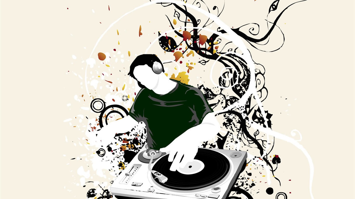 Vector Collection Wallpapers (2) #5 - 1366x768