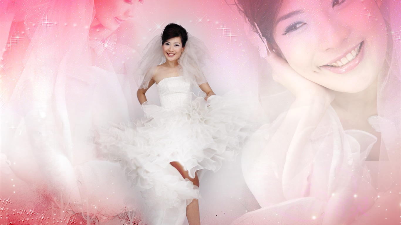 Wedding photography wallpaper album (1) #3 - 1366x768