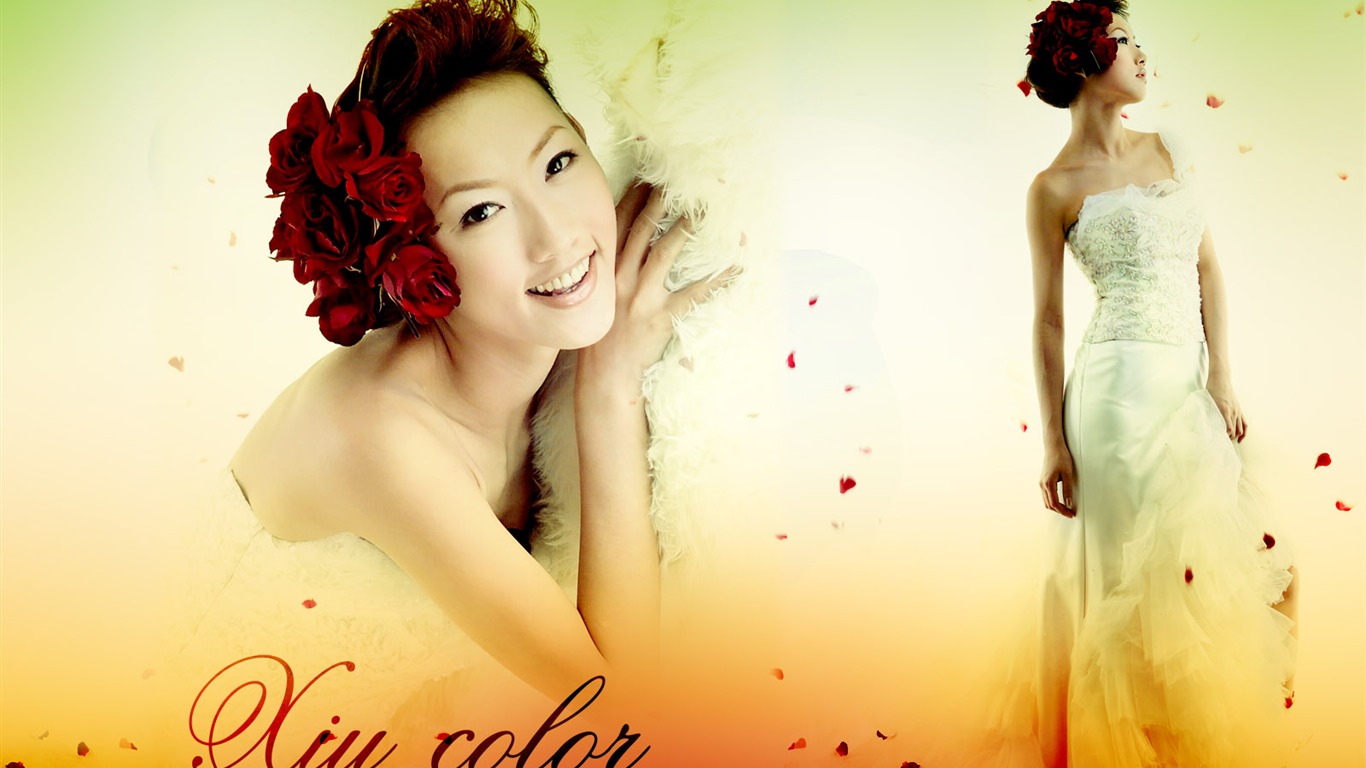 Svatební fotografie wallpaper album (1) #4 - 1366x768