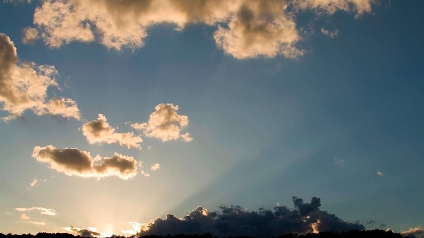 朝霞晚霞 高清精美壁紙(二) #16 - 1366x768