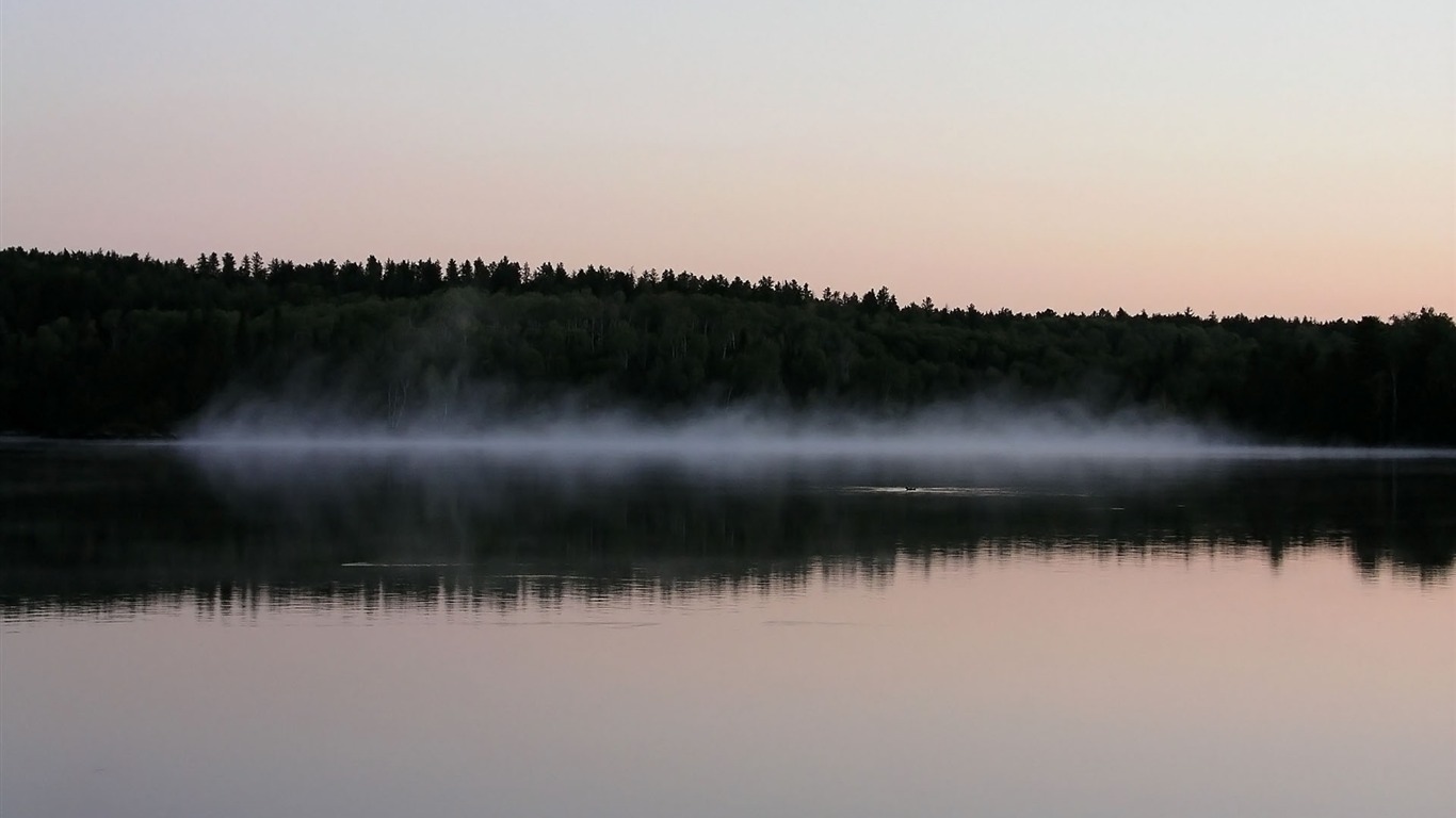 Glow du coucher du soleil HD Wallpaper exquise (2) #36 - 1366x768