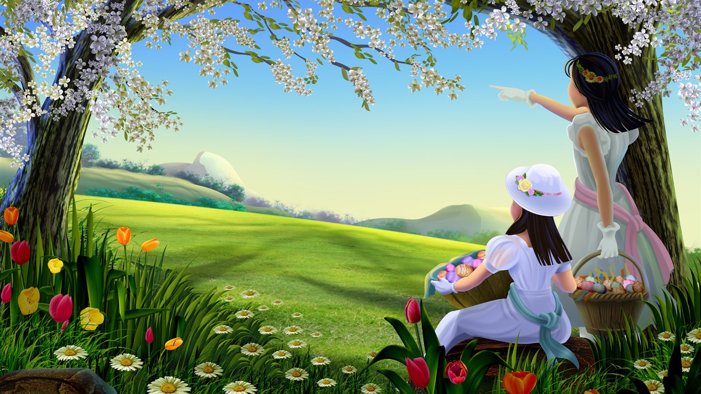 Easter wallpaper album (4) #16 - 1366x768