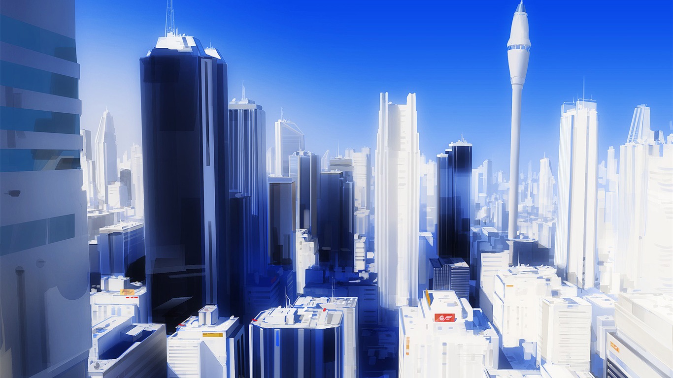 Mirror's Edge Spiel wallpaper #2 - 1366x768