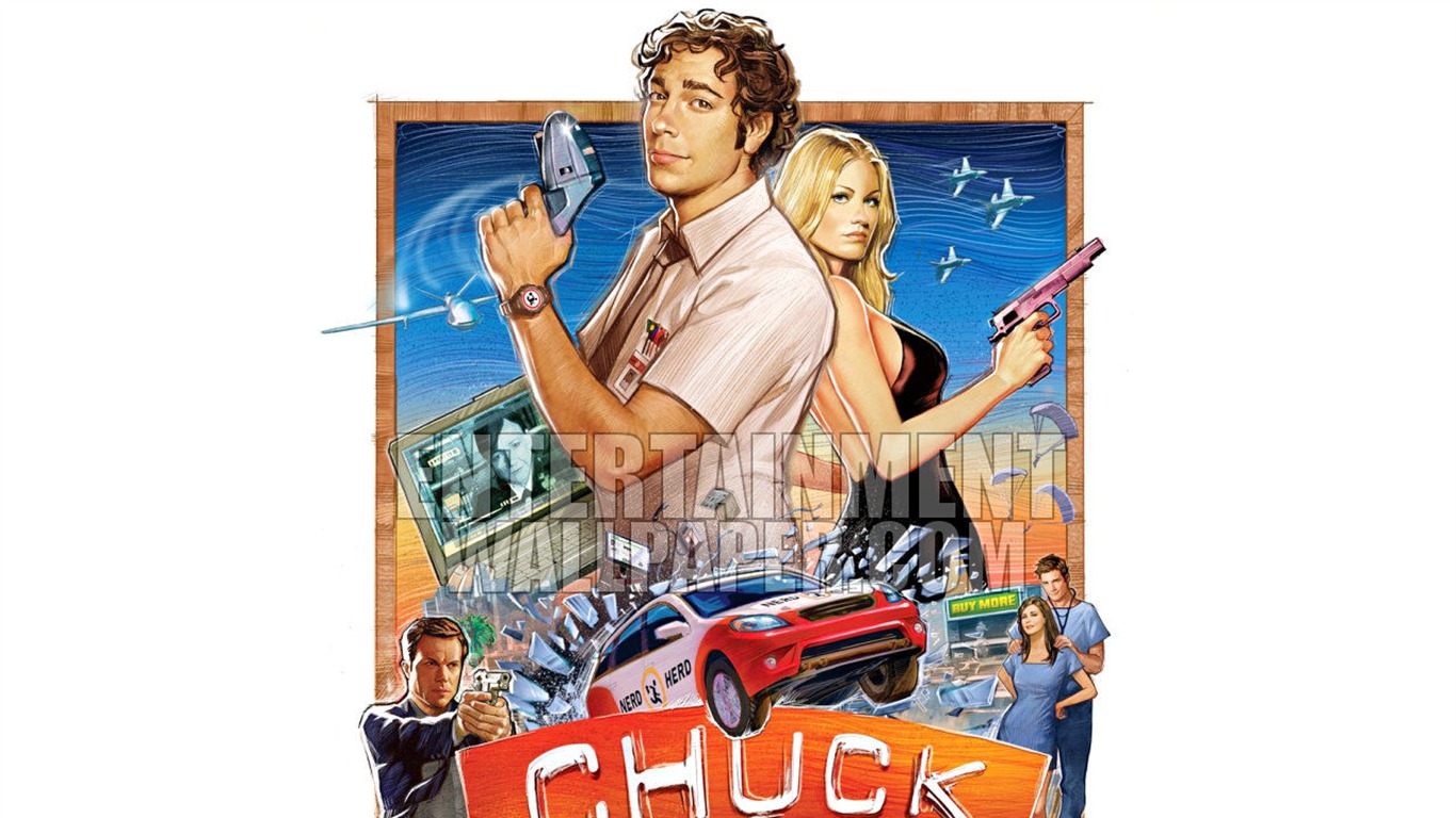 Chuck 超市特工 #33 - 1366x768