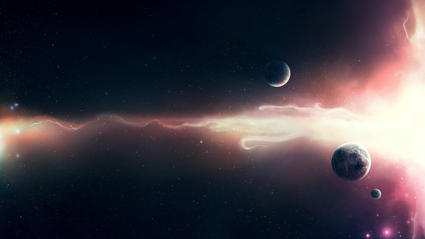 星空地球高清壁紙 #10 - 1366x768