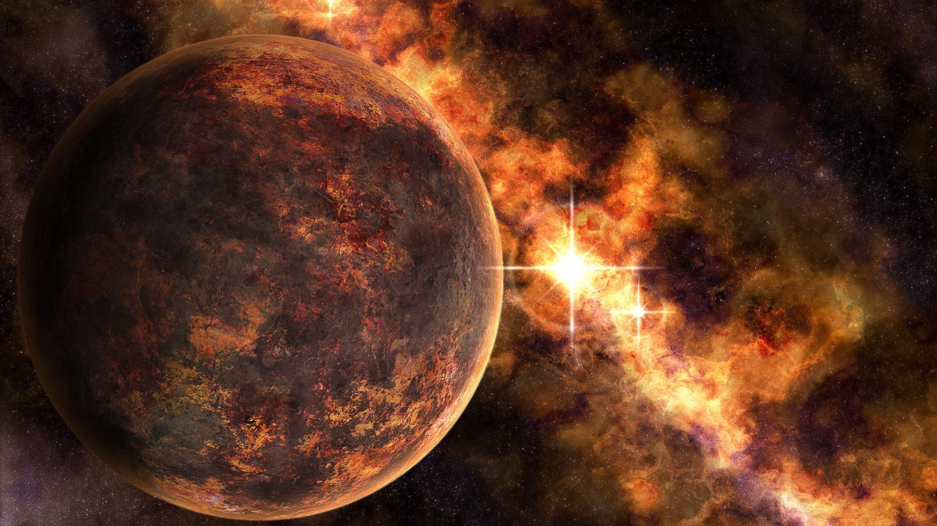 星空地球高清壁紙 #20 - 1366x768
