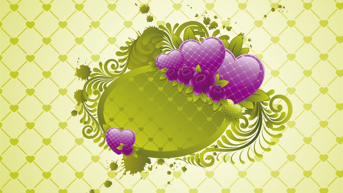 情人節愛之主題壁紙 #12 - 1366x768