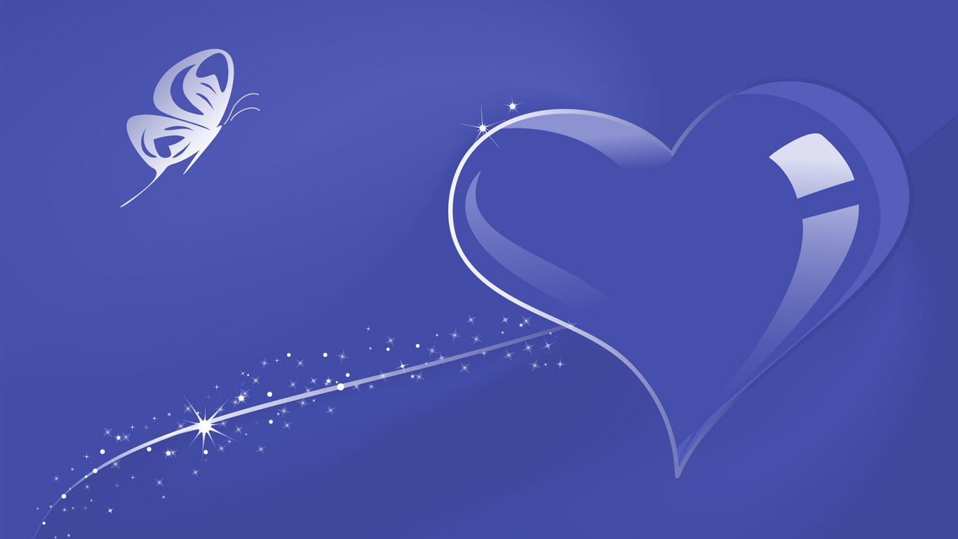 Valentýna Tapety Láska téma #20 - 1366x768