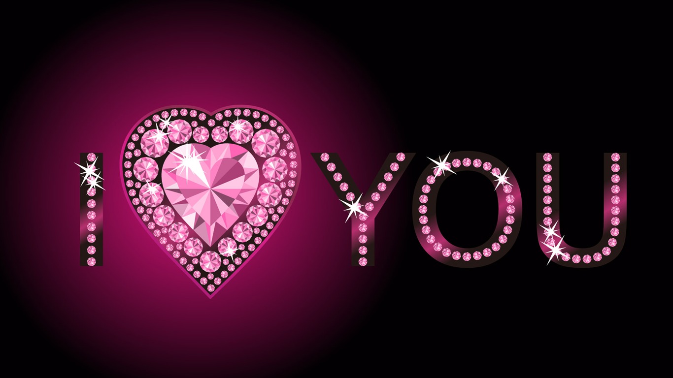 Valentinstag Love Theme Wallpaper #21 - 1366x768