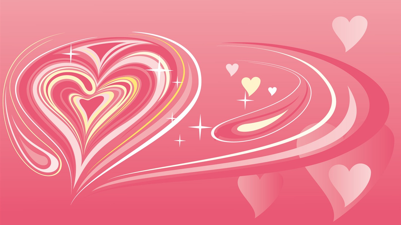 Valentinstag Love Theme Wallpaper #40 - 1366x768