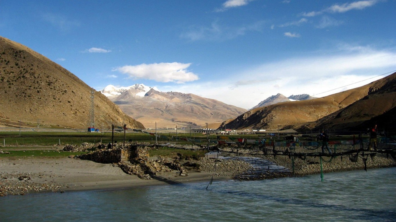 Tibet Landschaft Tapeten Alben #7 - 1366x768