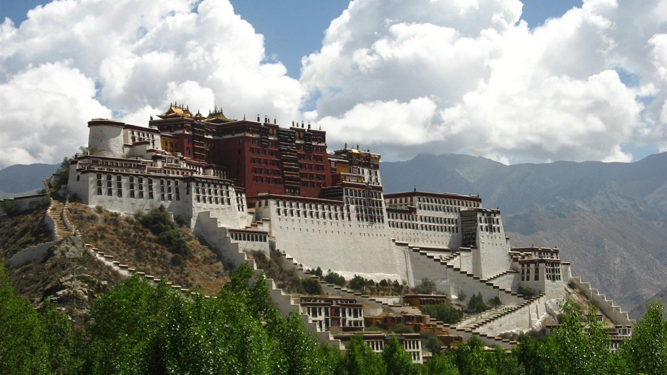 チベットの風景壁紙アルバム #8 - 1366x768