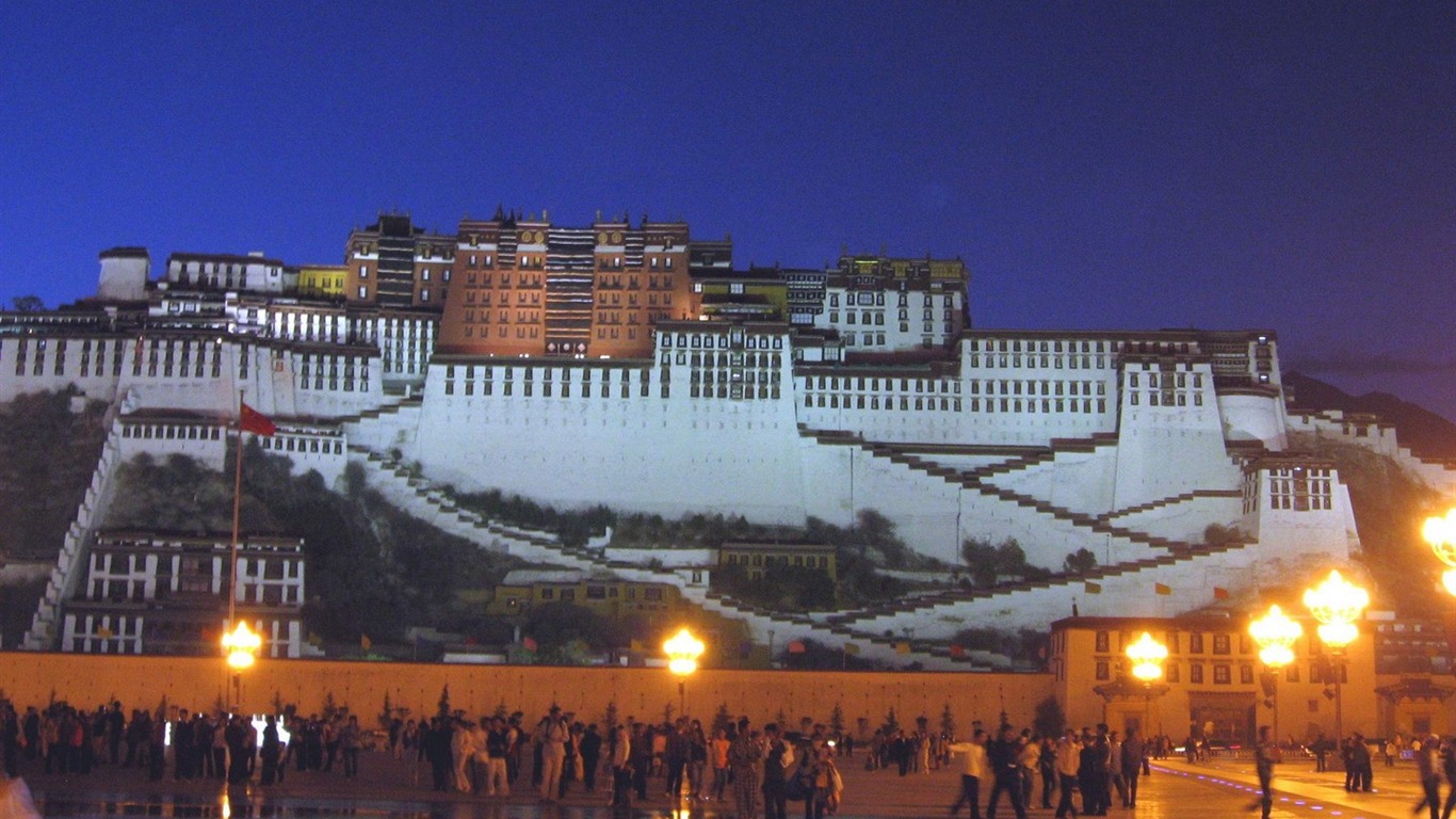 Fond d'écran paysage albums Tibet #18 - 1366x768