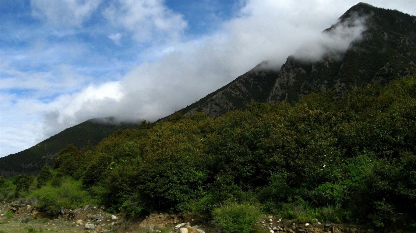 Fond d'écran paysage albums Tibet #22 - 1366x768