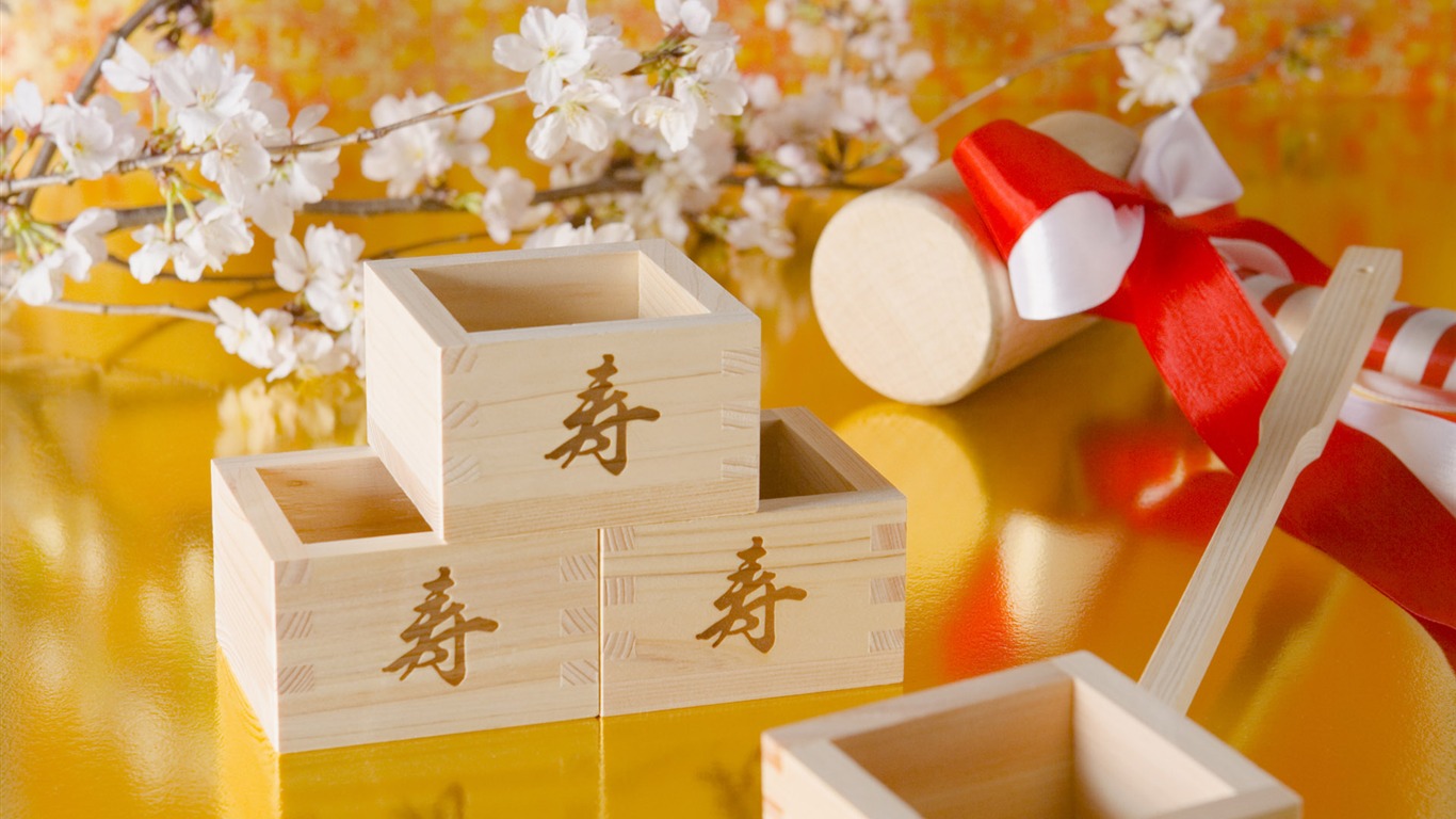 Japanese New Year Culture Wallpaper (2) #11 - 1366x768