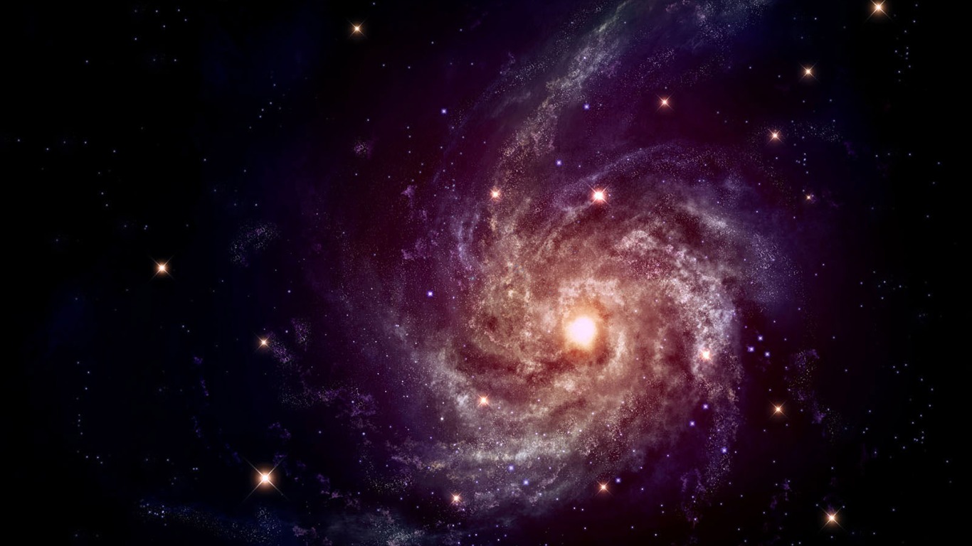 Unendlichen Universums, das schöne Star Wallpaper #24 - 1366x768
