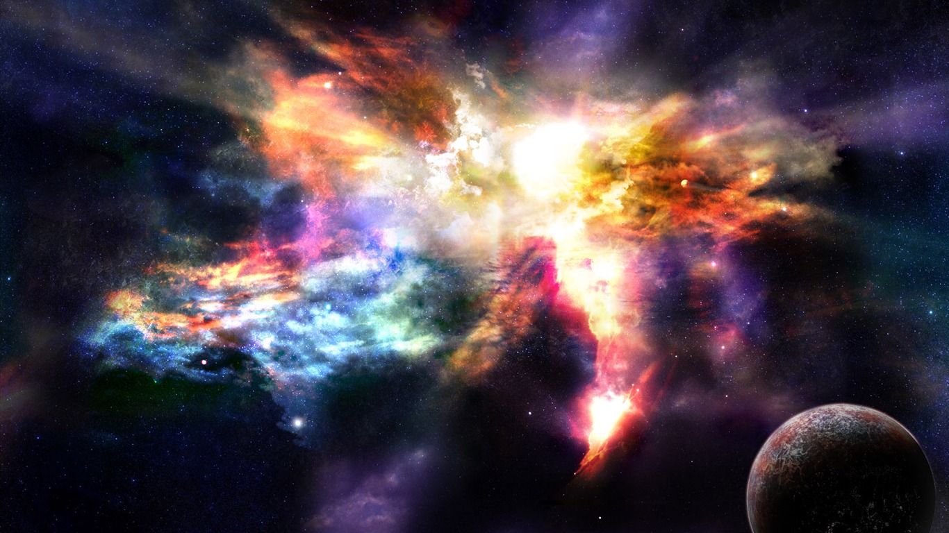 Infinite universe, the beautiful Star Wallpaper #28 - 1366x768