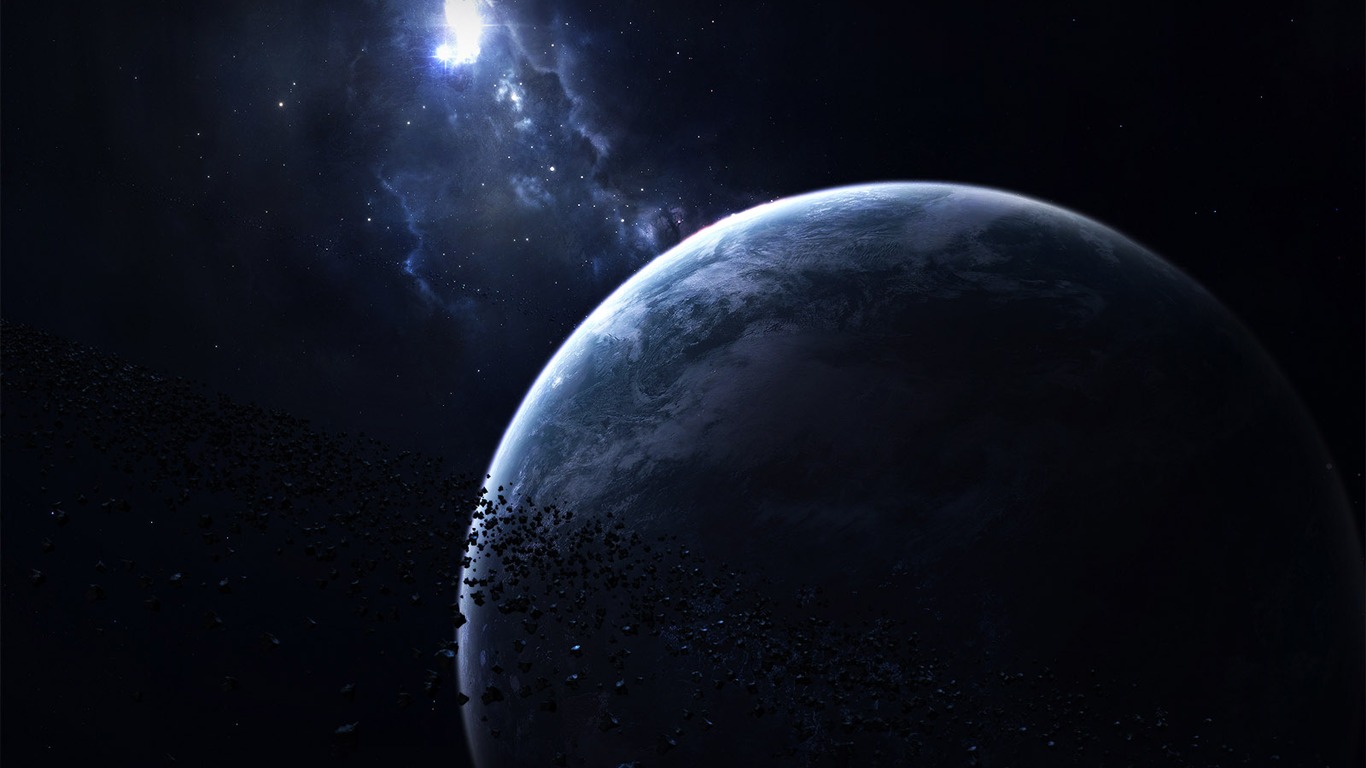 nekonečném vesmíru, krásné Star Tapeta #37 - 1366x768