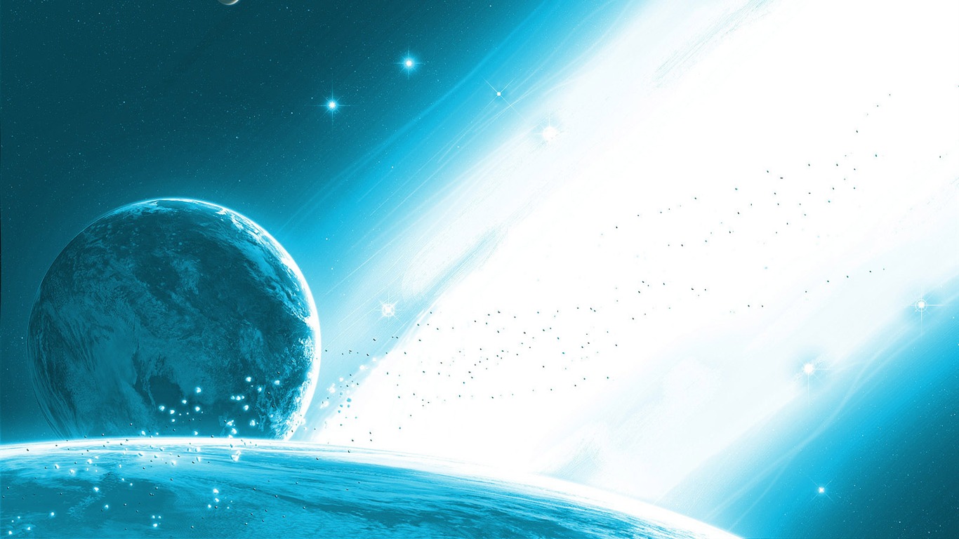 無邊宇宙 美麗星空壁紙 #9 - 1366x768