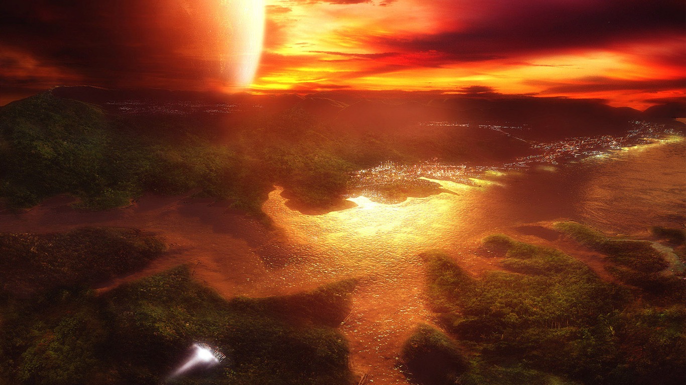 無邊宇宙 美麗星空壁紙 #10 - 1366x768
