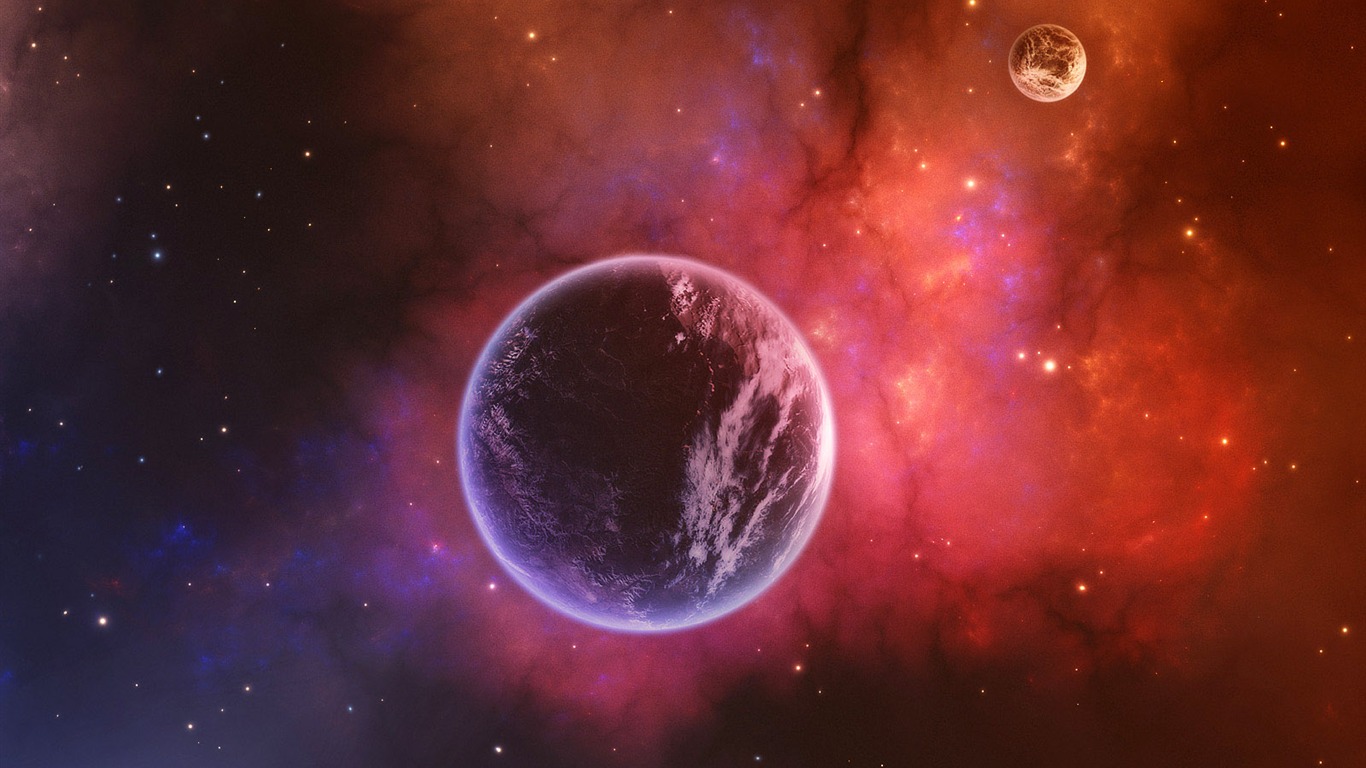 Unendlichen Universums, das schöne Star Wallpaper #15 - 1366x768