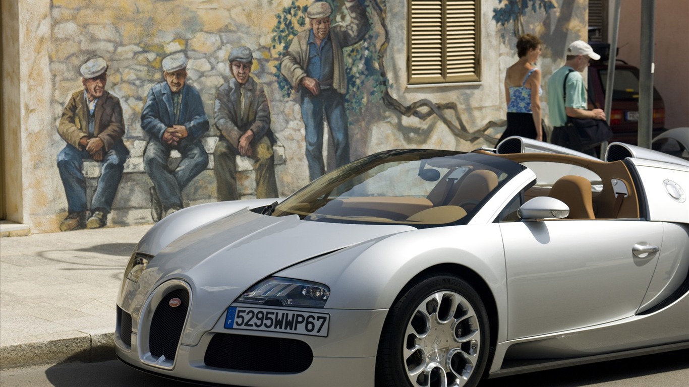 Bugatti Veyron 布加迪威龙 壁纸专辑(一)9 - 1366x768