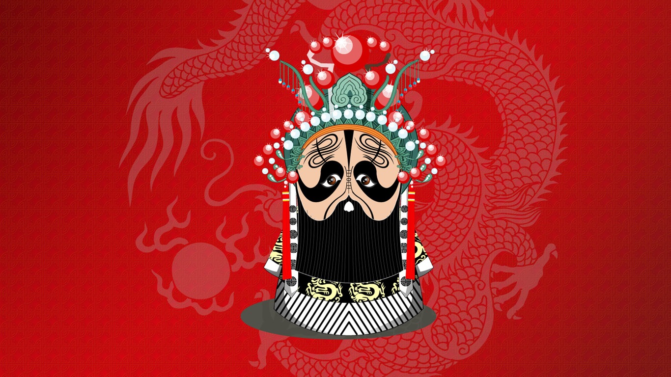 Vektorové opera Lidé Wallpaper #23 - 1366x768