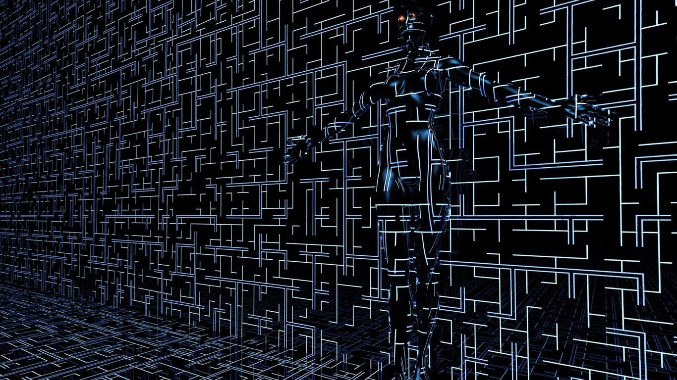 Digital三維設計壁紙(五) #10 - 1366x768