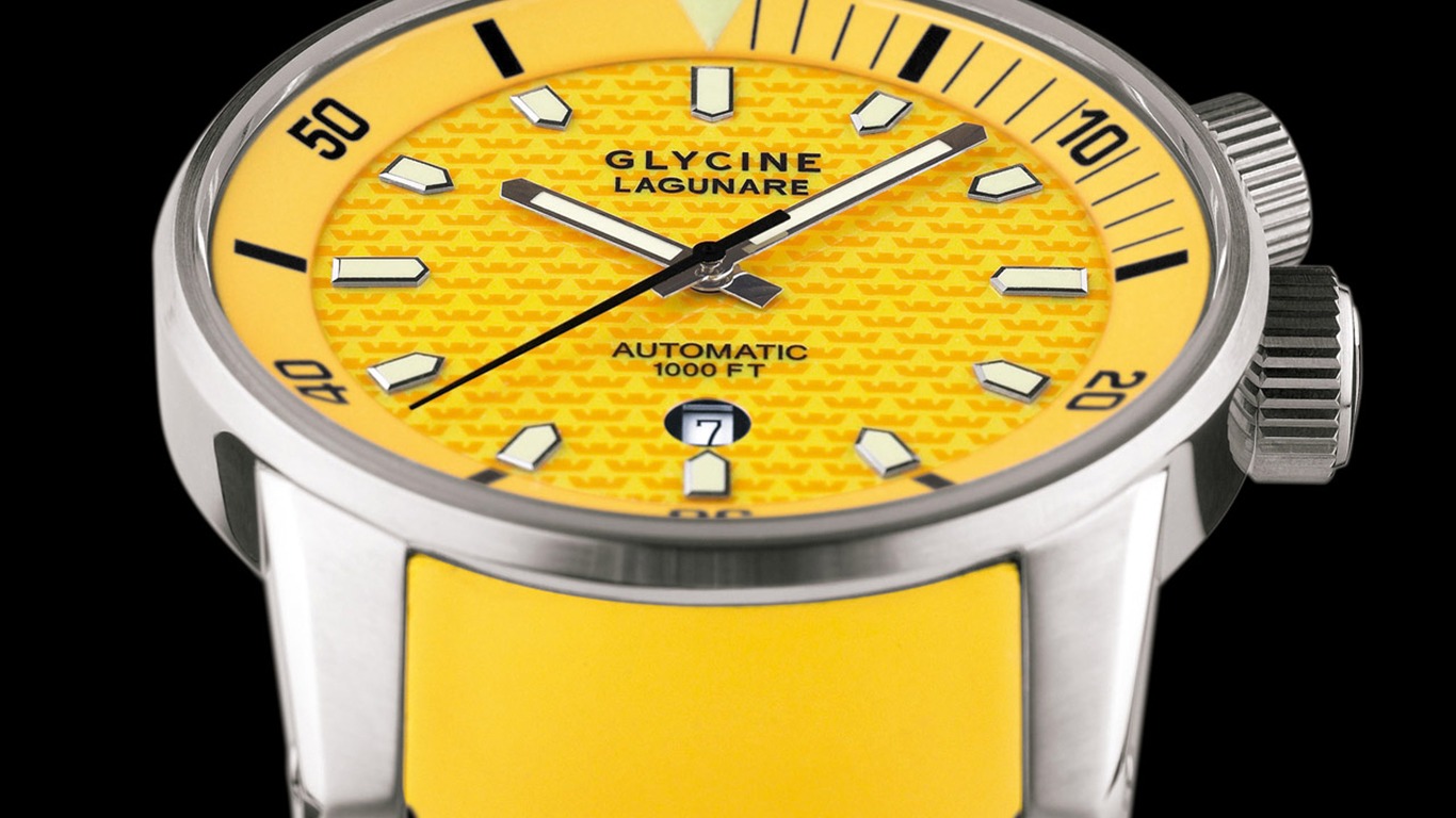 GLYCINE 手錶廣告壁紙 #8 - 1366x768