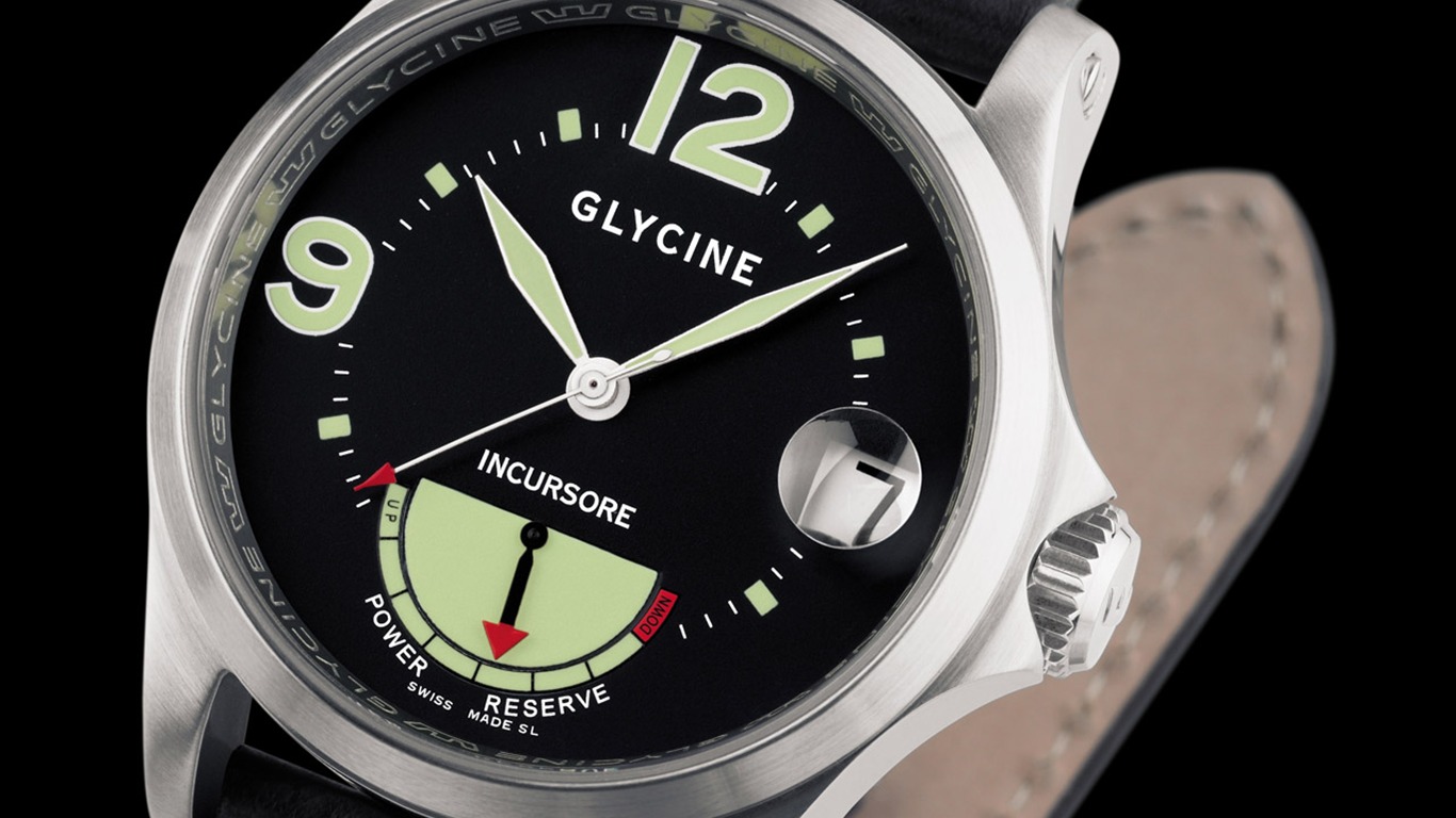 GLYCINE 手錶廣告壁紙 #17 - 1366x768