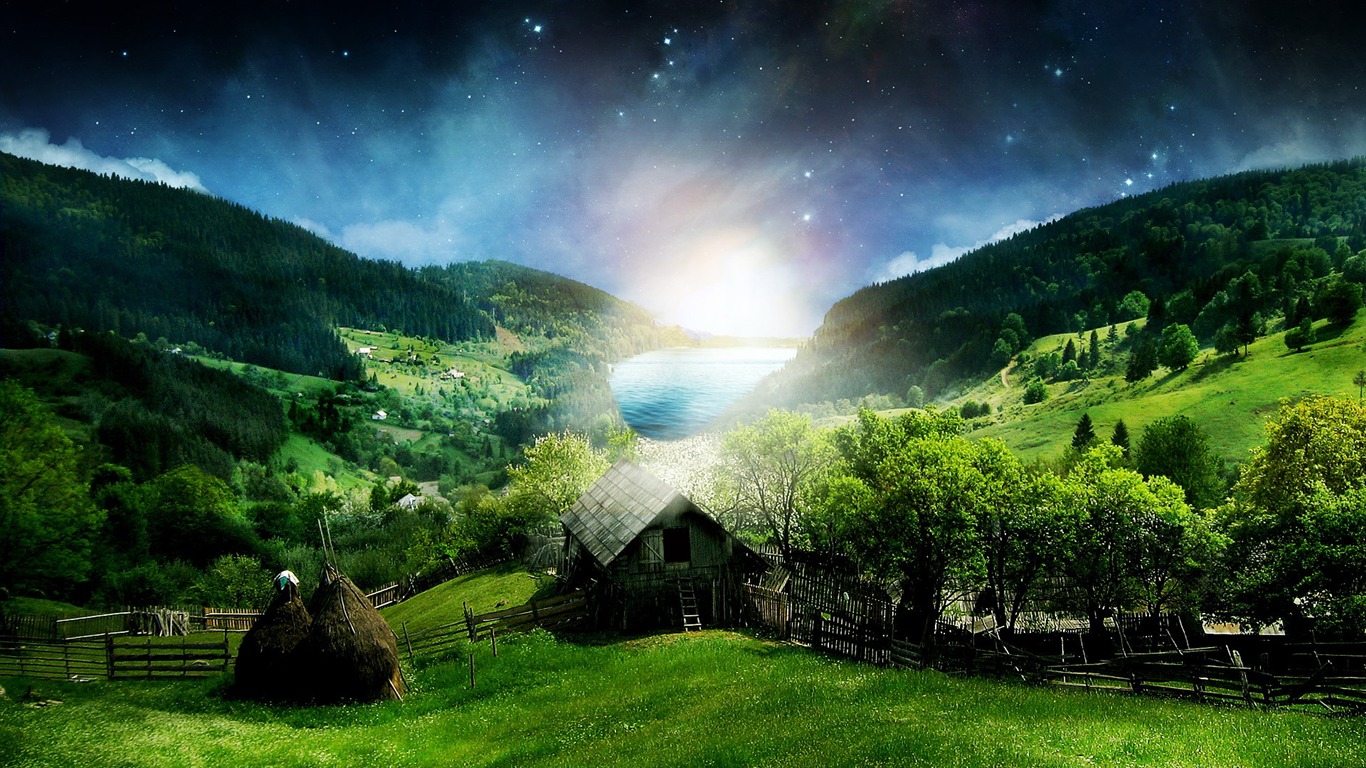 HD Widescreen Wallpapers Landscape #16 - 1366x768