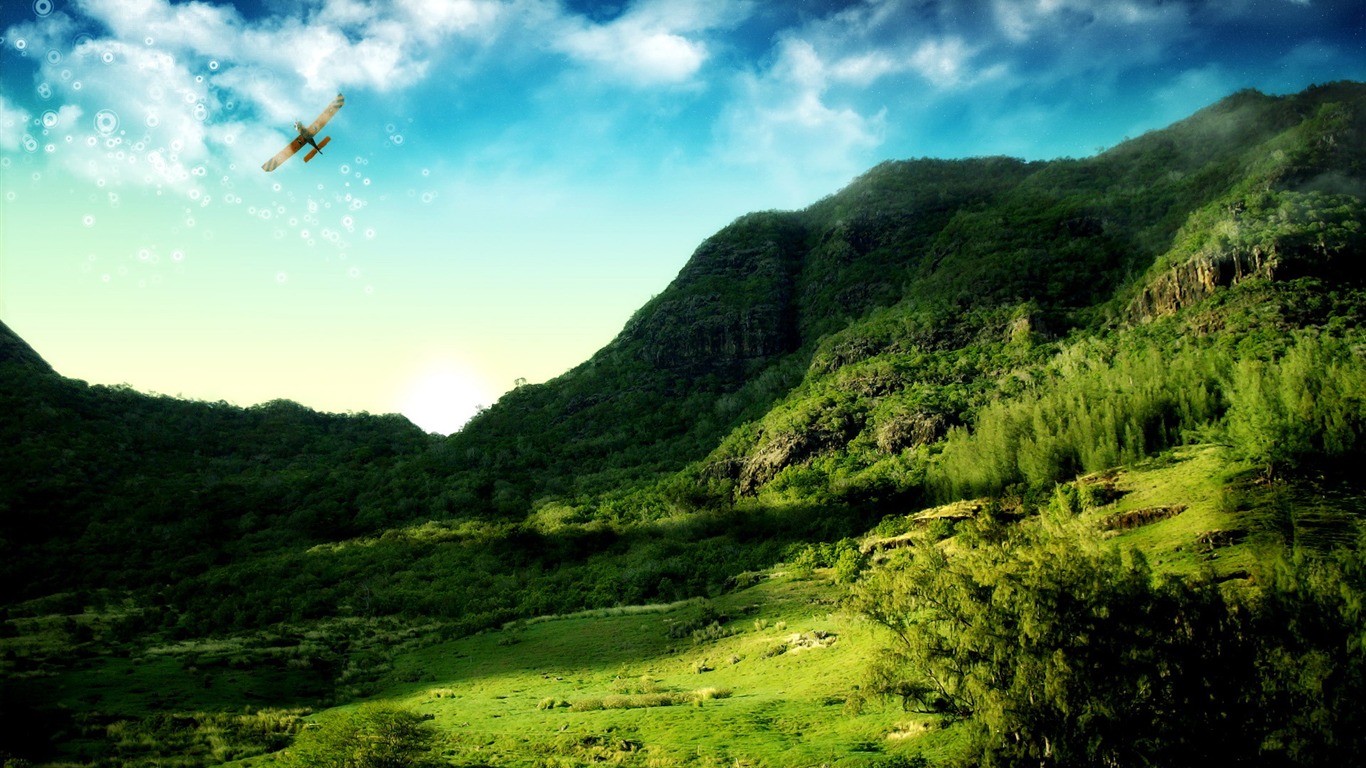 高清寬屏風景壁紙 #22 - 1366x768