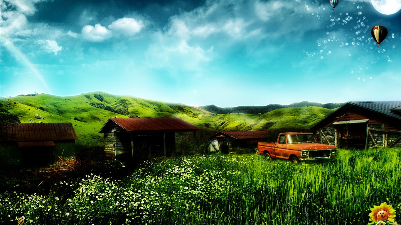 HD Widescreen Wallpapers Landscape #24 - 1366x768