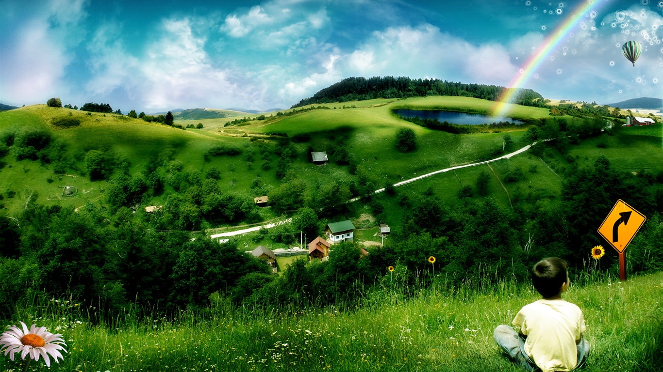 高清寬屏風景壁紙 #26 - 1366x768