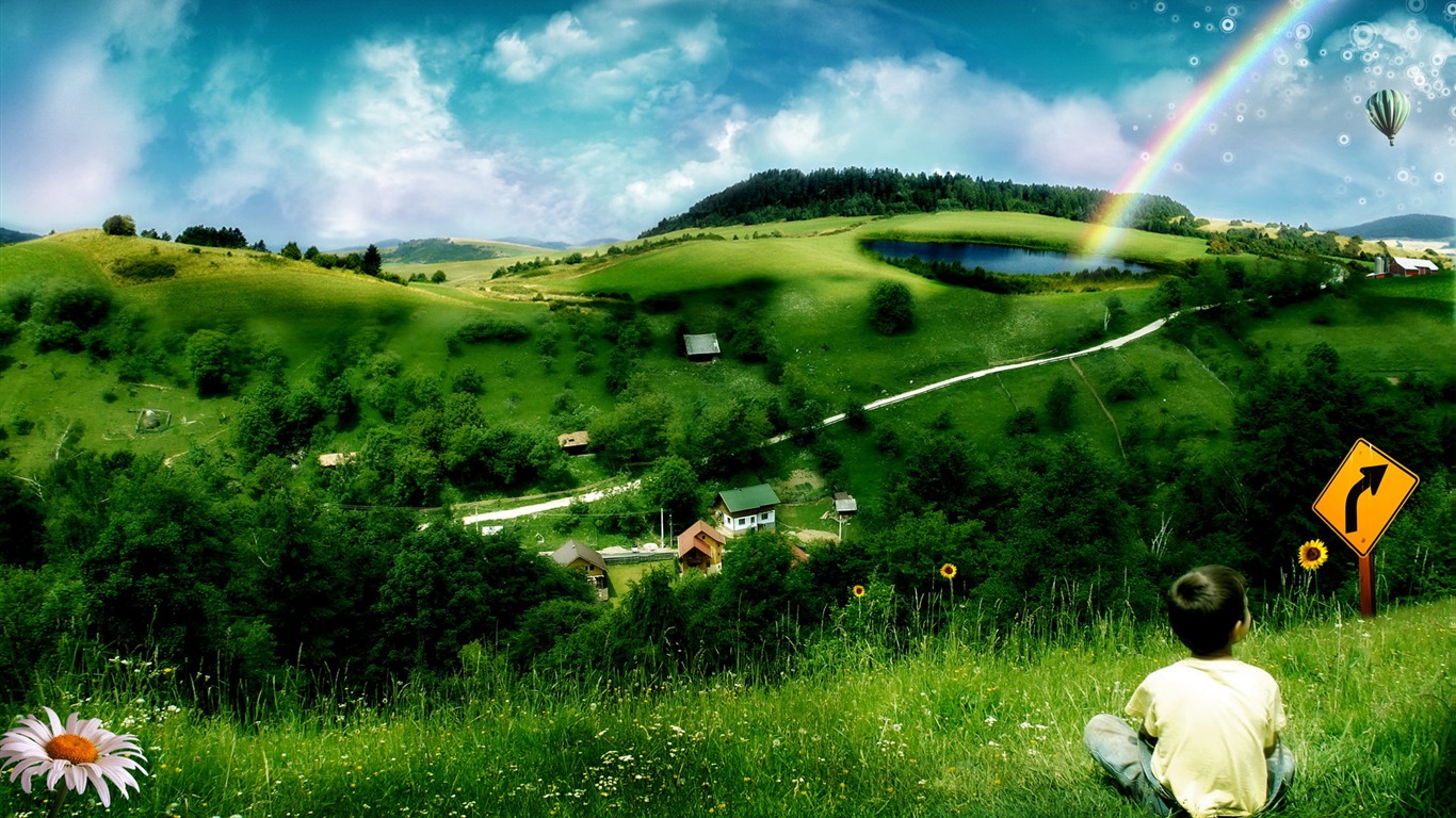 HD Widescreen Wallpapers Landscape #26 - 1366x768